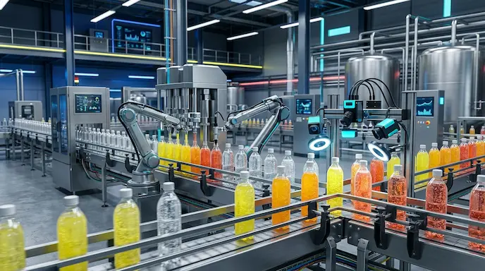Tecnología automatizada para fabricar aguas carbonatadas saborizadas en Guatemala.