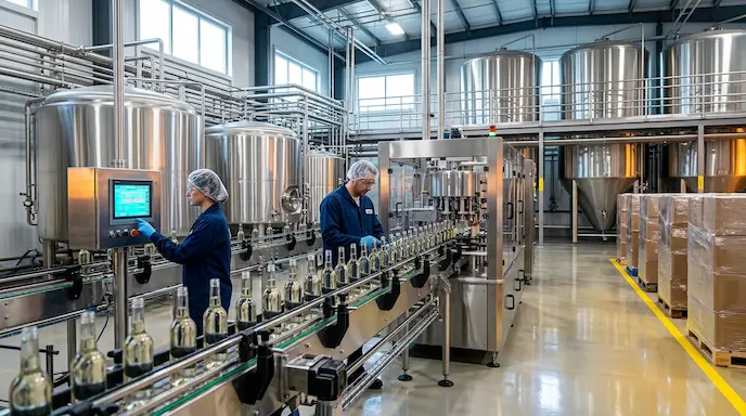 Planta industrial especializada en el desarrollo y envasado profesional de bebidas en Guatemala.