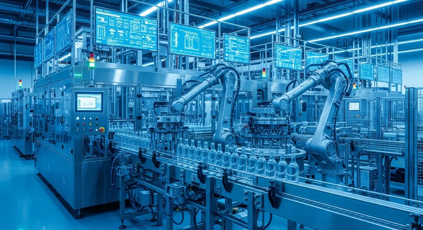 Planta de envasado de bebidas con tecnología avanzada y automatización en Guatemala