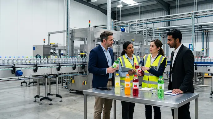 Asesoría para desarrollar y envasar bebidas carbonatadas saborizadas en Guatemala.